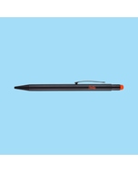 Lumi Metal Pen- Black with Orange